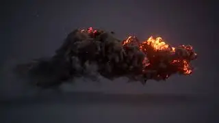 Заставка для ютуб канала (Огненный шар)