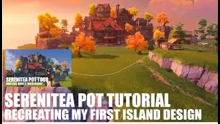 My Serenitea Pot | Recreate My First Island (Castle, Rock Garden & Market) | Genshin Impact