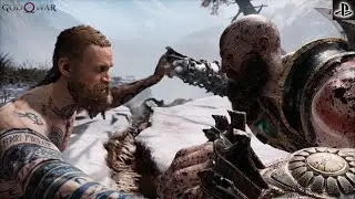 KRATOS VS STRANGER EPIC FIGHT // FULL HD // PS 5 GAMEPLAY