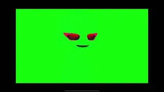 Evil eyes green screen