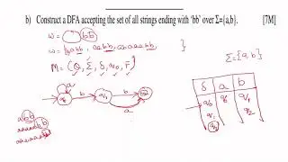 Construct DFA ends with 'bb' solution by Bharathi Patnala #dfa #flat CSE 2nd year 2sem