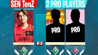 "These players are terrible" - How SEN TenZ tries to win solo against 2 Pros... | VALORANT