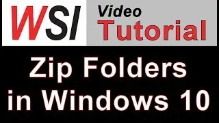 Zip Files in Windows 10