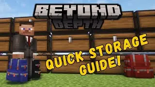 The BEST Way To Set Up EFFICIENT Storage in Beyond Depth modpack