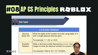 [AP CS Principles Roblox] Data Types