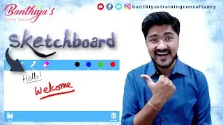 How to Use SketchBoard Whiteboard | Online Teaching Tip | Hindi