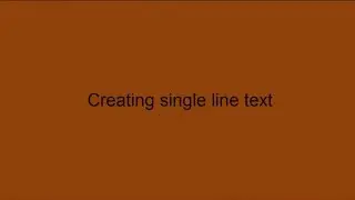 52   Creating single line text