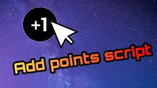 Script - Add points -[ ROBLOX STUDIO ]-