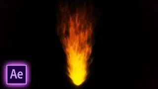After Effects Tutorial Fire Effects No Plugins | Adobe After Effects Fire Effects 