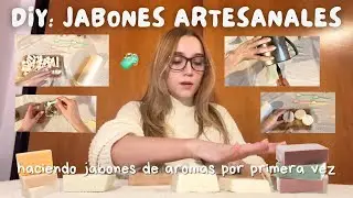 Cómo hacer jabones artesanales🫧🌸🍫  DIY tutorial facil & divertido