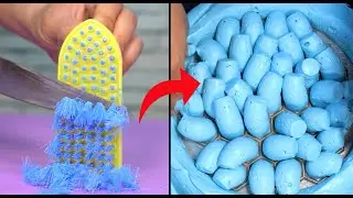 #3 Best Satisfying Video (slime,press,shredding,soap,......)