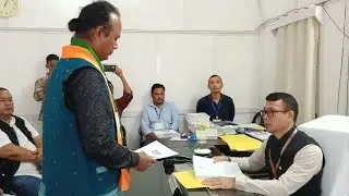 BJP Candidate Bernard Marak 24 tarikko Gambegre bye Election-o su·sana nomination file ka·aha