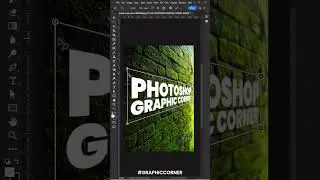 How to Make Realistic Perspective Text in Photoshop | #shorts #photoshop