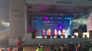 Шоу на съезде делегаций в рамках FIFA-2018