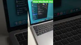 How to hide MacBook Doc #macbook