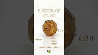 #diamondoftheday natural orange bead diamond #naturaldiamonds