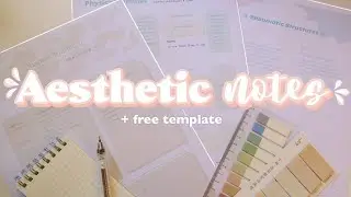 DIGITAL NOTETAKING ON MICROSOFT WORD l How to make aesthetic notes on MS Word + free templates