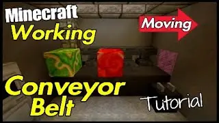 Minecraft Working Conveyor Belt Tutorial