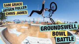Sam Grace, Jayden Fuller & Chris James - Groundswell Bowl Battle - Colony BMX