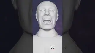 Speed Sculpting Head | How to Sculpt Head in Blender of 3d Black Adam Character