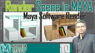 How to Render Scene in Maya using Maya Software Render | Software Renderer Settings in Maya | L-10