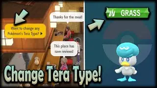 How to change the TERA TYPE of ANY Pokemon in Pokemon Scarlet and Violet! - Tera Shard Guide