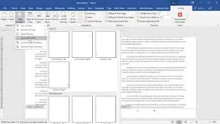 Quick Steps to restart page numbering in Word Document