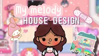 🌷My melody house design 🌷|| *VERY PINK💗*|| Waffle Queen || Toca Boca