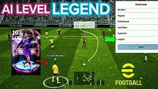eFootball™pes 2024 Gameplay | eFootball™pes 2024 AI level LEGEND | (3-0)🔥🔥🔥 |