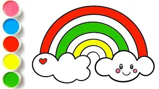 How to draw Rainbow  | Drawing and Coloring Rainbow for kids & Toddlers #how #rainbow