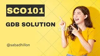 SOC101 GDB Solution 2023| 