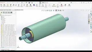 Belt Conveyor Pulley - SolidWorks