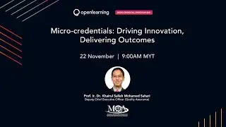 Symposium Opening Address - Micro-credentials: Driving Innovation, Delivering Outcomes