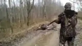 Удачный выстрел-охота на лося