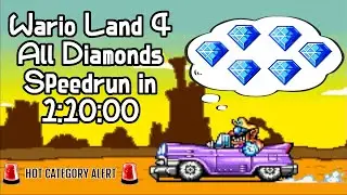 Collecting Every Diamond In Wario Land 4 FAST