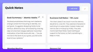 Build a Note Taking App with JavaScript (Beginner Project)