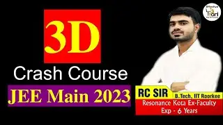 4 marks | JEE Main 2023 | 3D | Vector 3D | IIT | Effective Tyari | Hindi Medium | RC Sir