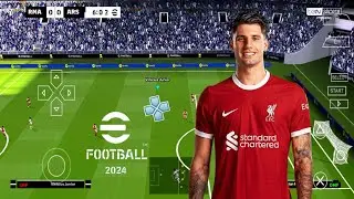 EFOOTBALL PES 2024 PPSSPP ORIGINAL PS5 On Android& ISO BEST Graphics Offline