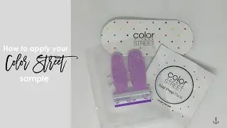 How to apply your Color Street sample