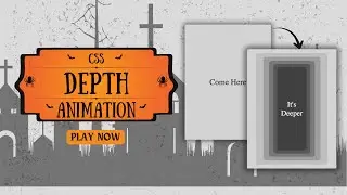 Unique Depth Card Hover Animation Using Only HTML & CSS | Layered UI Hover Effect Tutorial