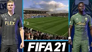 FIFA REALISTIC GAMEPLAY | LAFC v Portland F.C | CPU v CPU