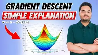 Gradient descent simple explanation|gradient descent machine learning|gradient descent algorithm