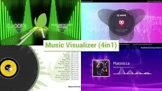 Audio React Music Visualizer - 4in1 | After Effects Template