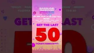 Last 50 tickets left‼️ head to Skiddle to secure yours #bassline #basslinetakeover #nottingham #rave