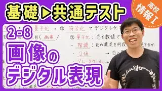 【情報I演習】2-8 画像のデジタル表現｜情報1共通テスト対策講座