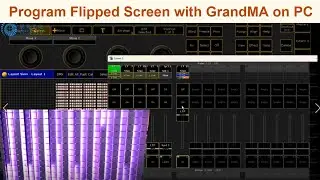 How to do Artnet control program for led flipped screen with GrandMA on PC software