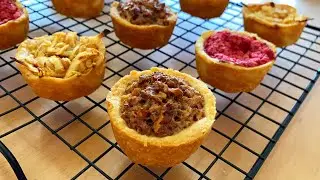 3 Way Tassies Recipe | Pecan, Cranberry and Apple | Mini Pies