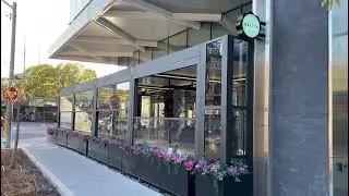 pergola and glass installation / Palmiye Toronto