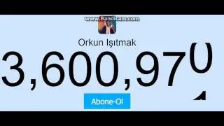 orkun ışıtmağın 1dk içinde kaybettiği aboneler