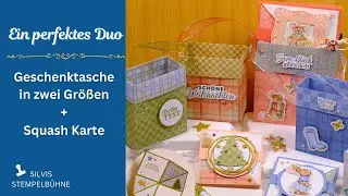 Geschenktasche aus DSP schnell + einfach  / Squash Explosionskarte  / Minikatalog 2025 /Stampin' Up!